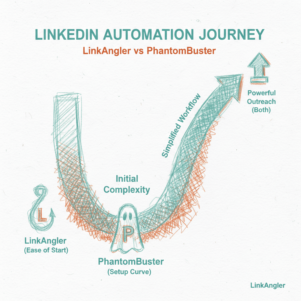 LinkAngler vs PhantomBuster: Which Tool Actually Automates LinkedIn Outreach Better?